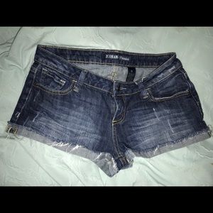2 FOR $7 Cute ripped denim shorts